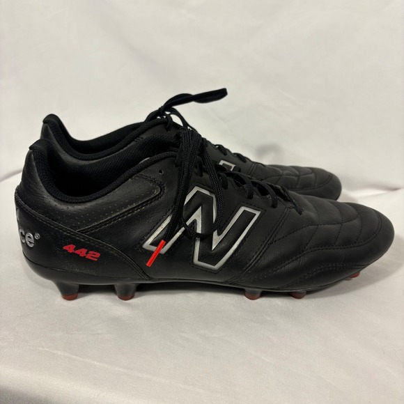New Balance Other - New Balance 442 V2 Team FG Soccer Cleats Black Leather Performance Mens 11